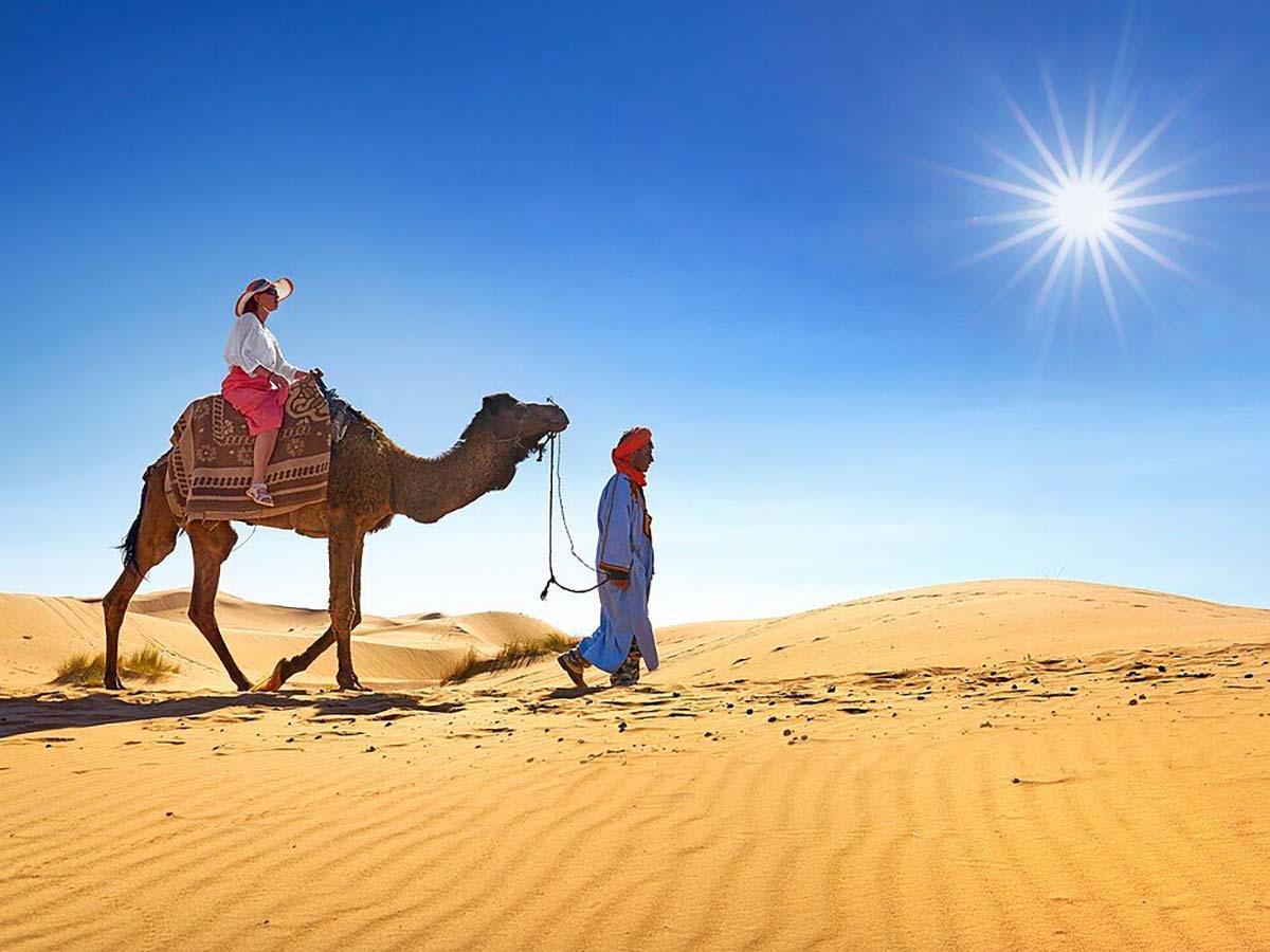 Camel riding